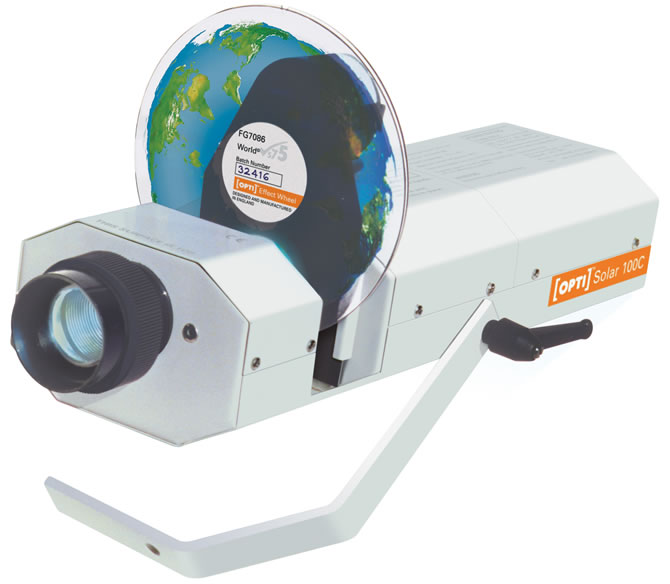 Optikinetics solar 100 led projector